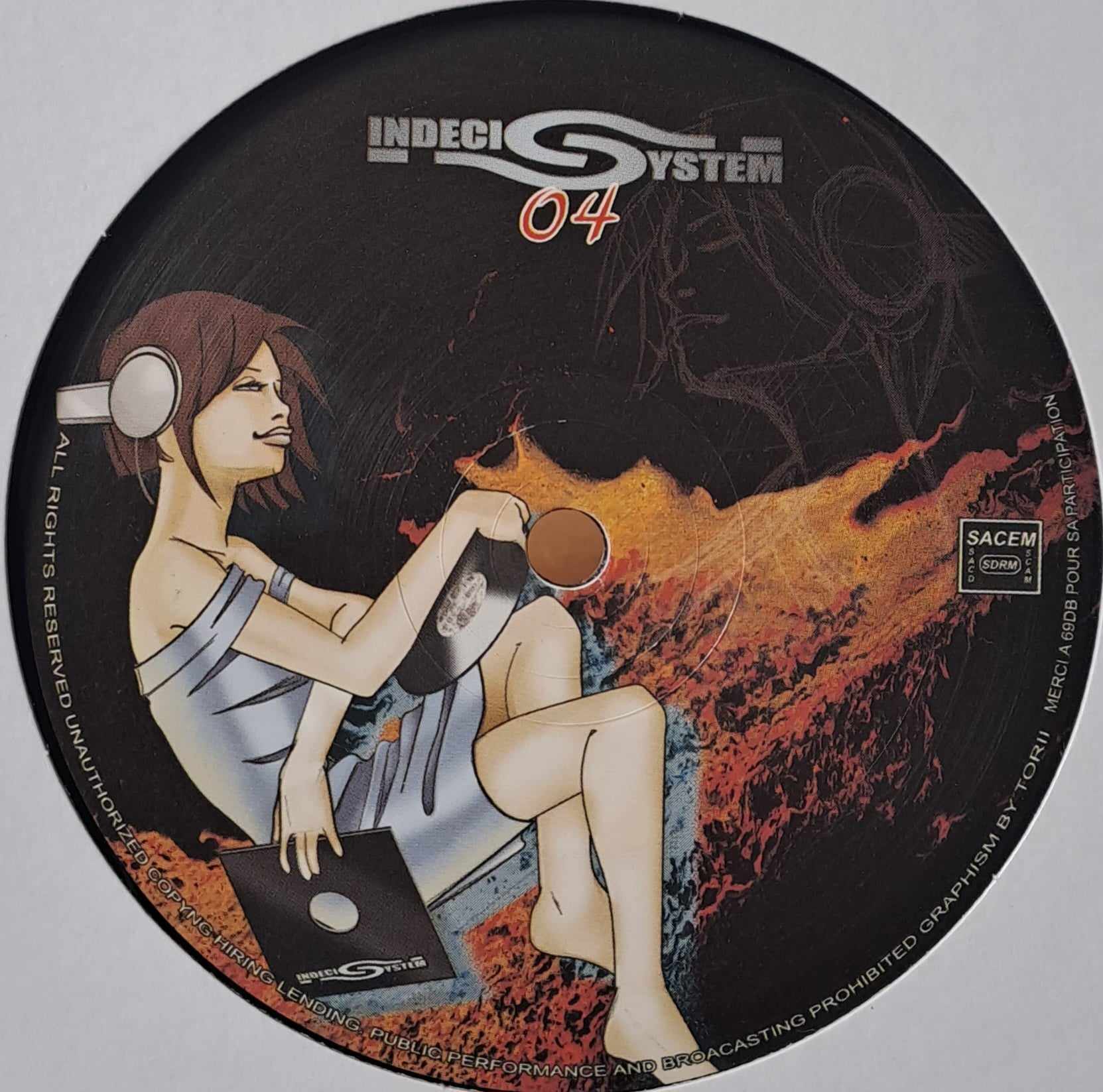 Indecis System 04 - vinyle freetekno